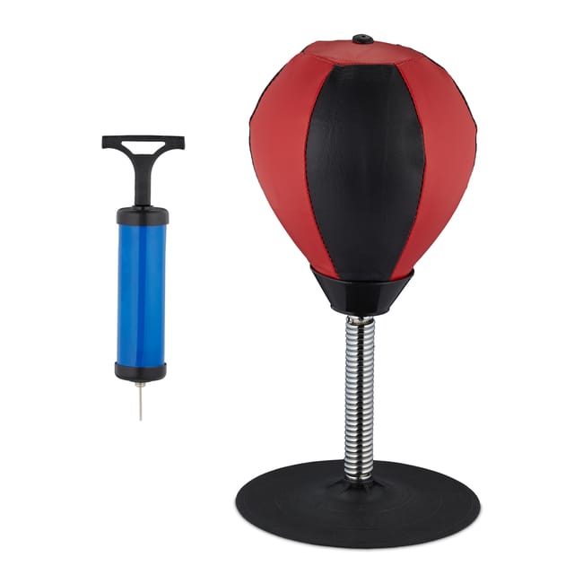 Punching Ball per Bambini e Adulti, Pungiball con Guanti e Pompa Manuale, Sacco da Boxe da Terra Altezza Regolabile 85-130cm | Leroy Merlin