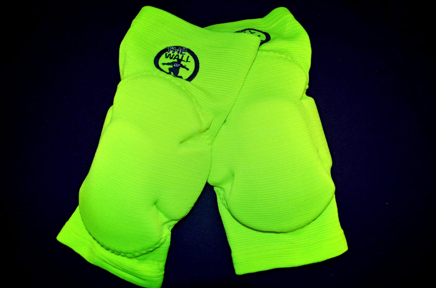 ginocchiere a conchiglia verde fluo futsal