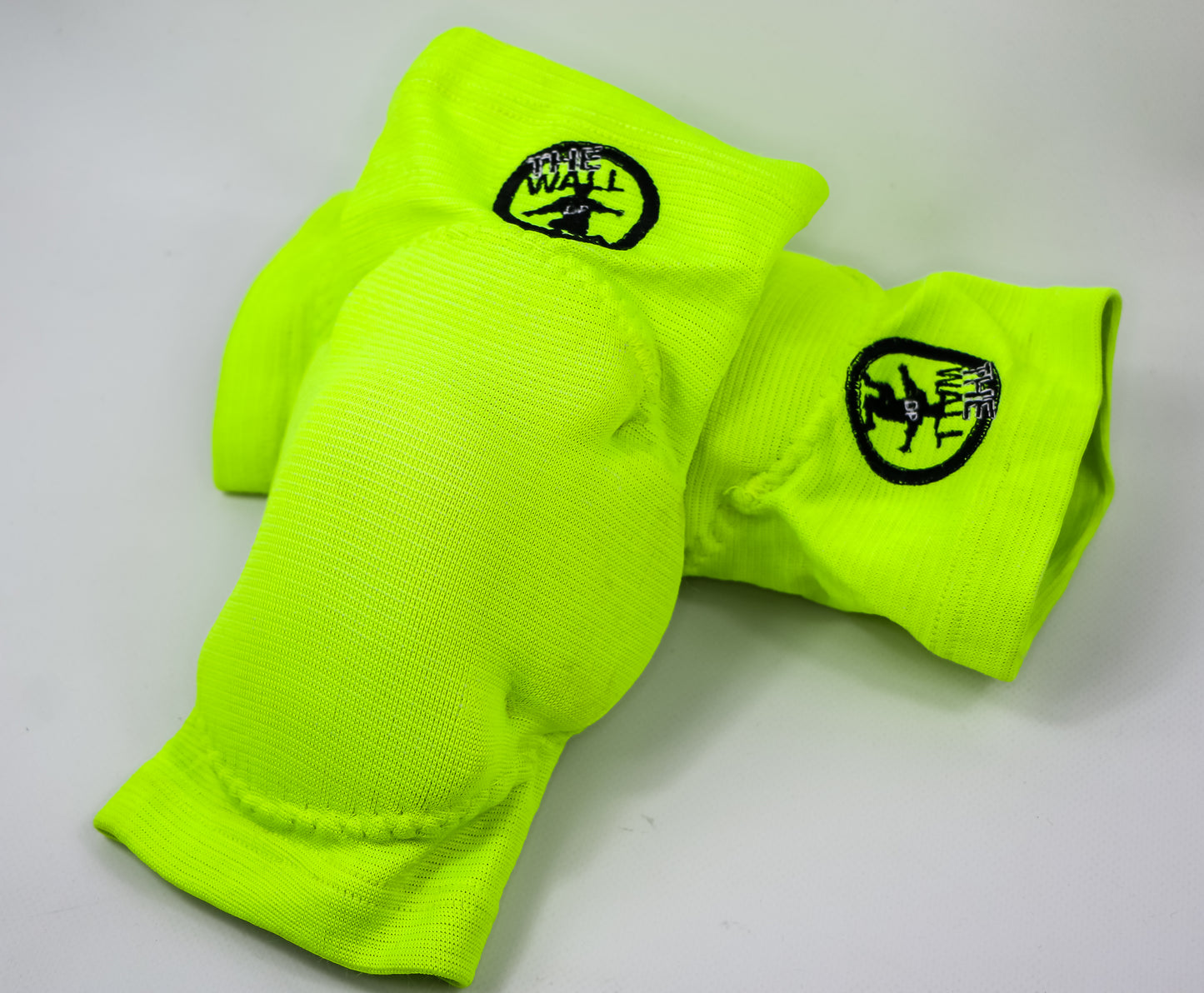 ginocchiere a conchiglia verde fluo futsal
