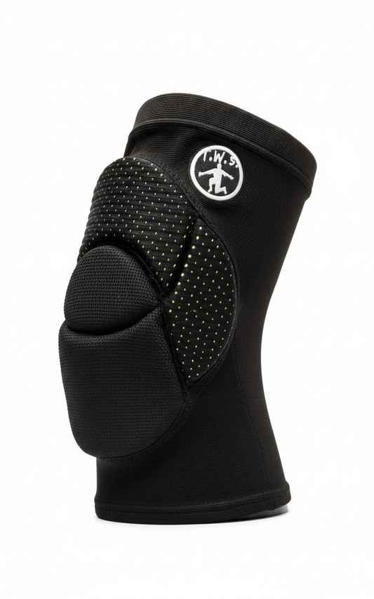 Ginocchiera Portiere Futsal The Wall Sport Reactive — Doppia Imbottitura- Protezione laterale + Grip Interno