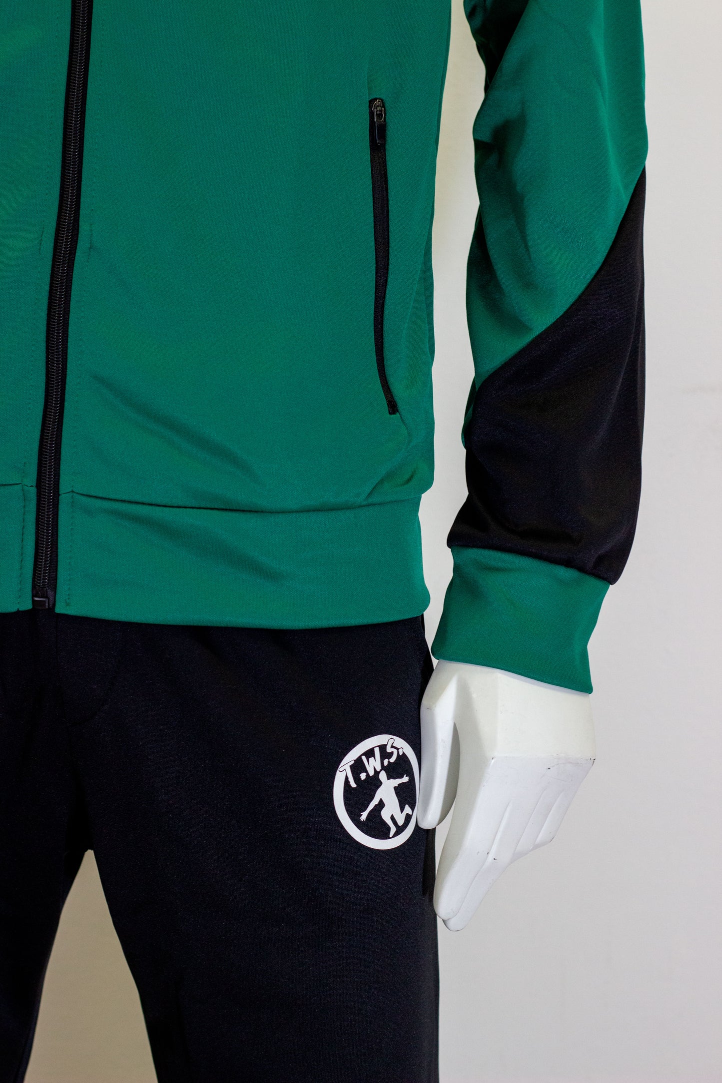 Tuta di rappresentanza sportiva in poliestere – Full zip – Unisex – Tasche con zip The Wall Sport