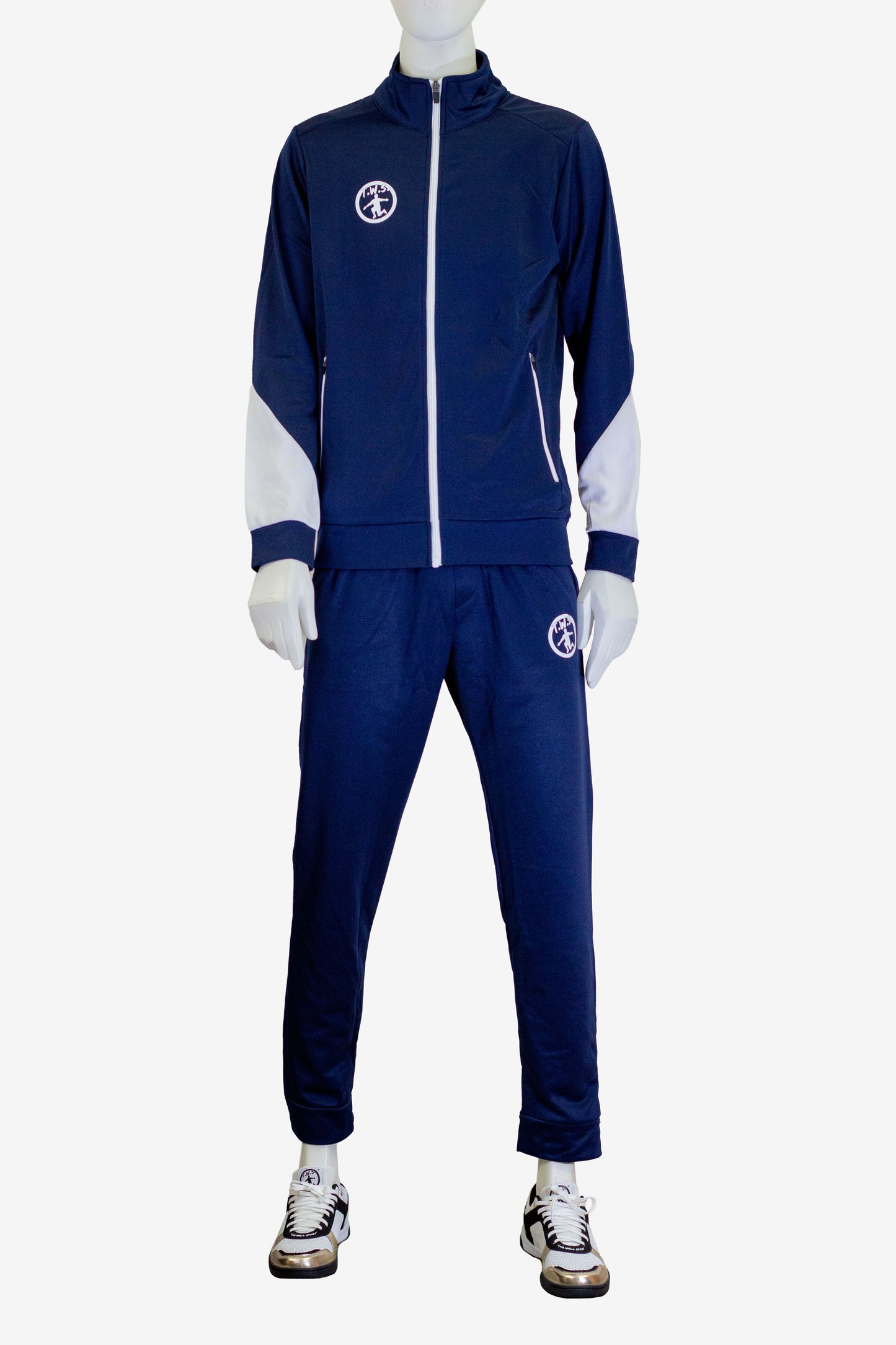 Tuta di rappresentanza sportiva in poliestere – Full zip – Unisex – Tasche con zip The Wall Sport