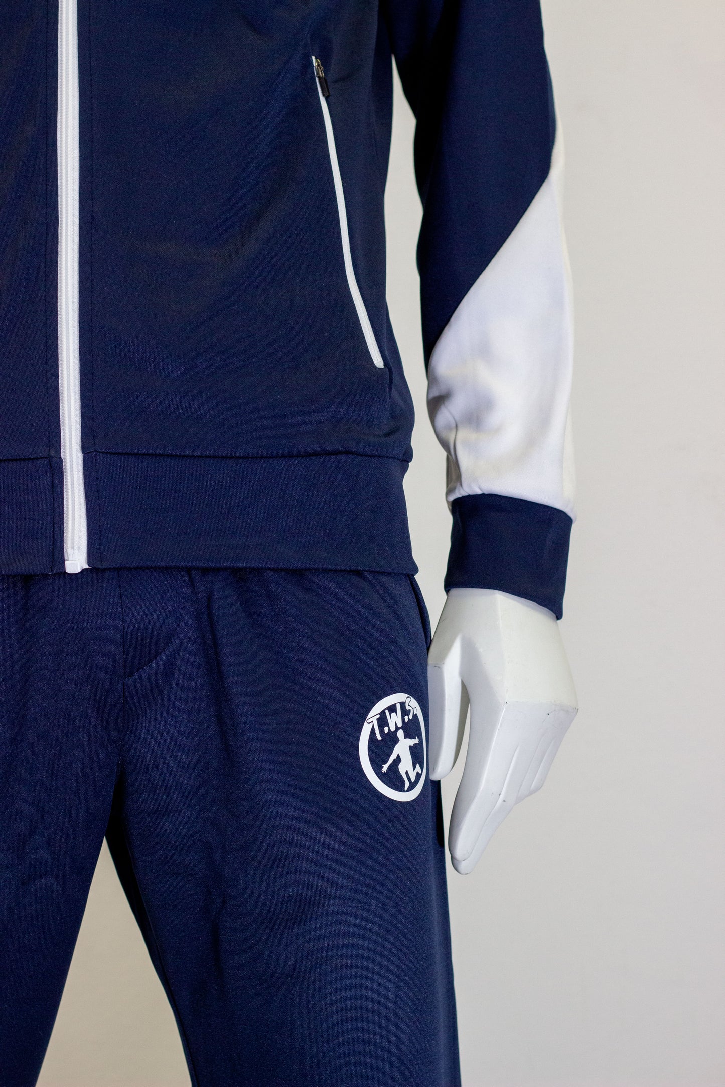 Tuta di rappresentanza sportiva in poliestere – Full zip – Unisex – Tasche con zip The Wall Sport