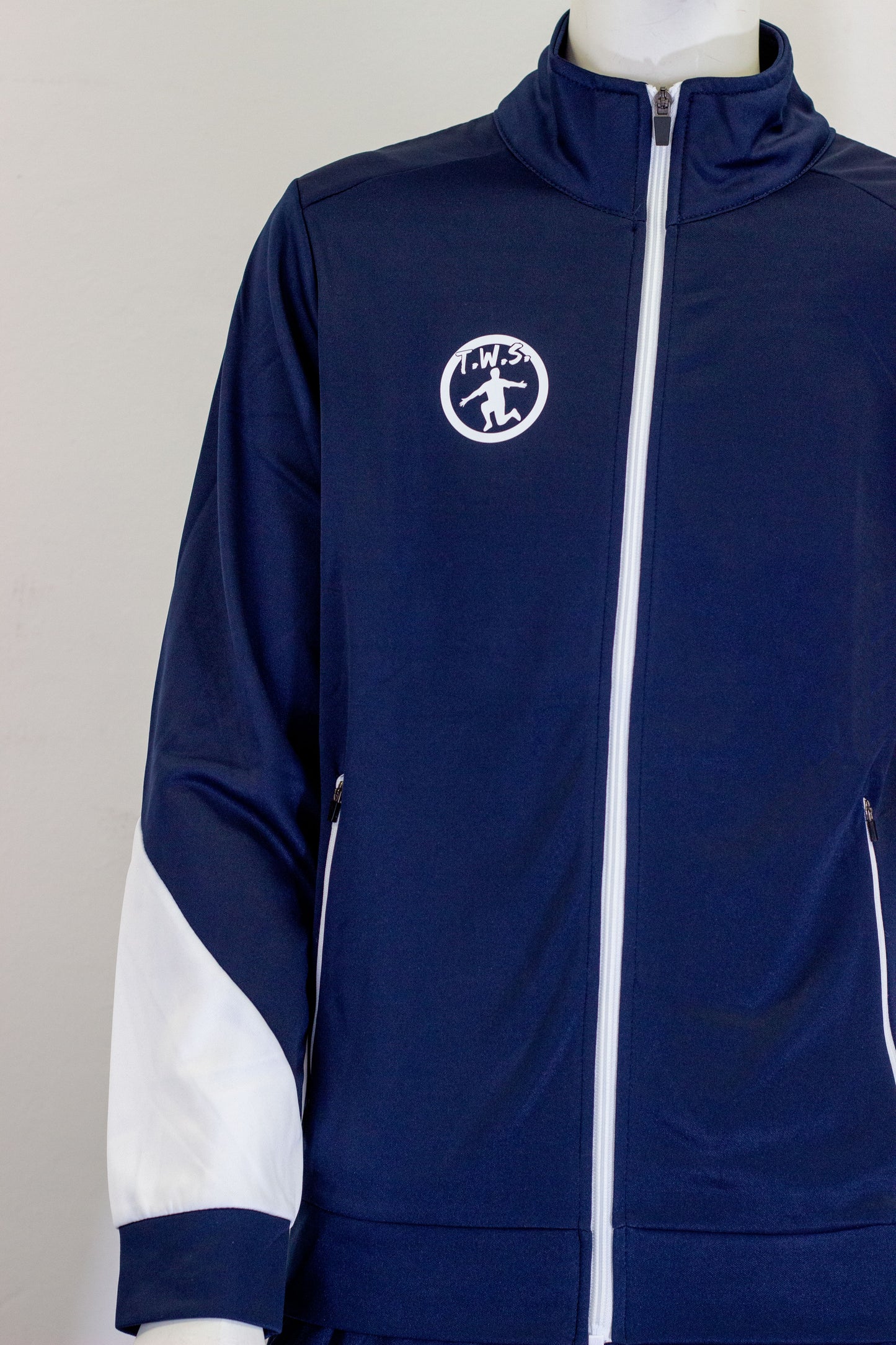 Tuta di rappresentanza sportiva in poliestere – Full zip – Unisex – Tasche con zip The Wall Sport