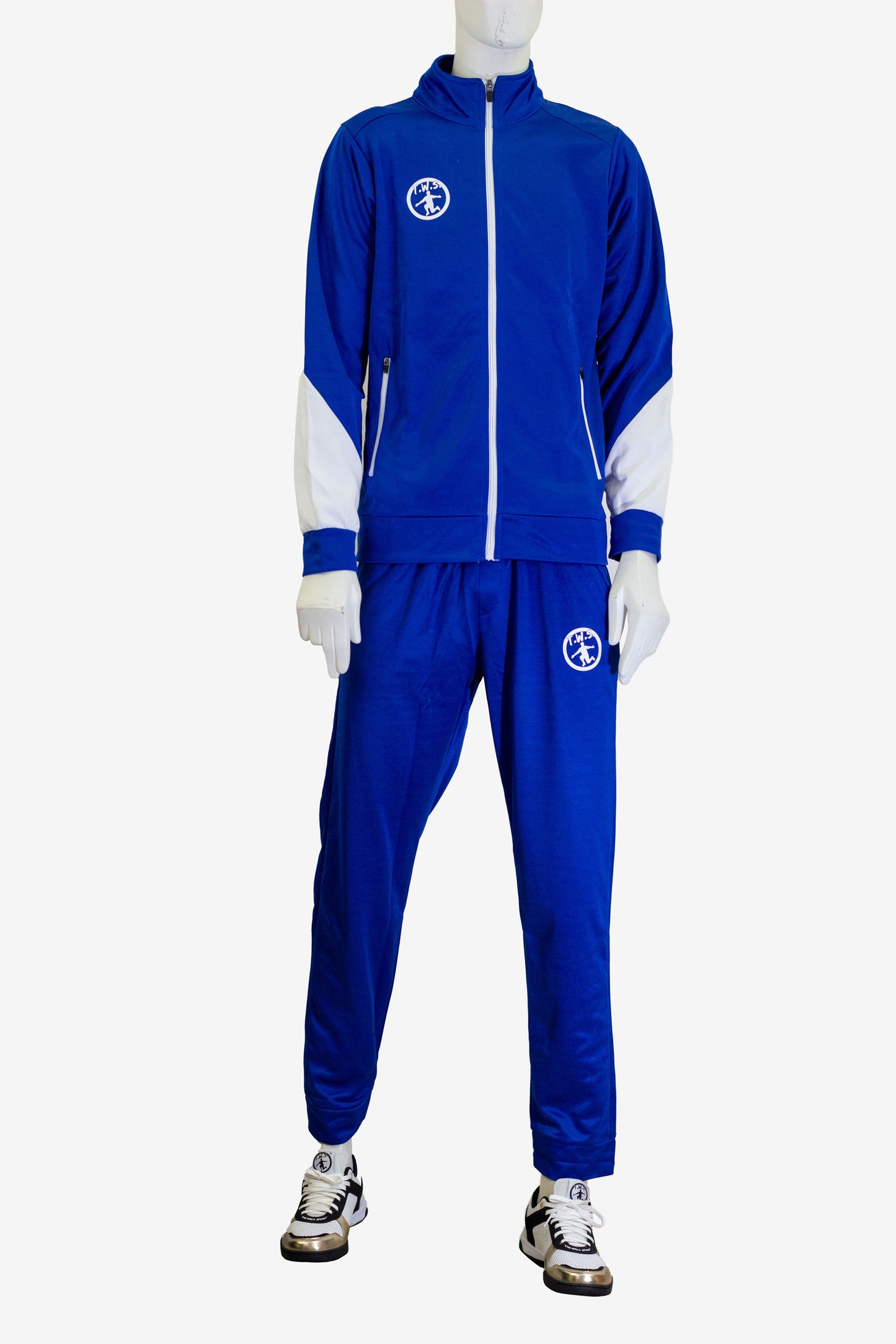 Tuta di rappresentanza sportiva in poliestere – Full zip – Unisex – Tasche con zip The Wall Sport