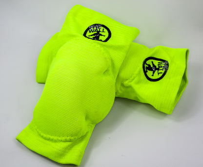 ginocchiere a conchiglia verde fluo futsal